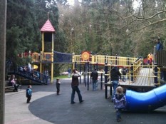 Outdoor Bounce Back Playground Safety Flooring
