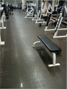 weight room sport flooring